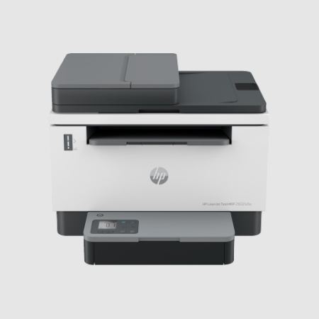 Front view of printer